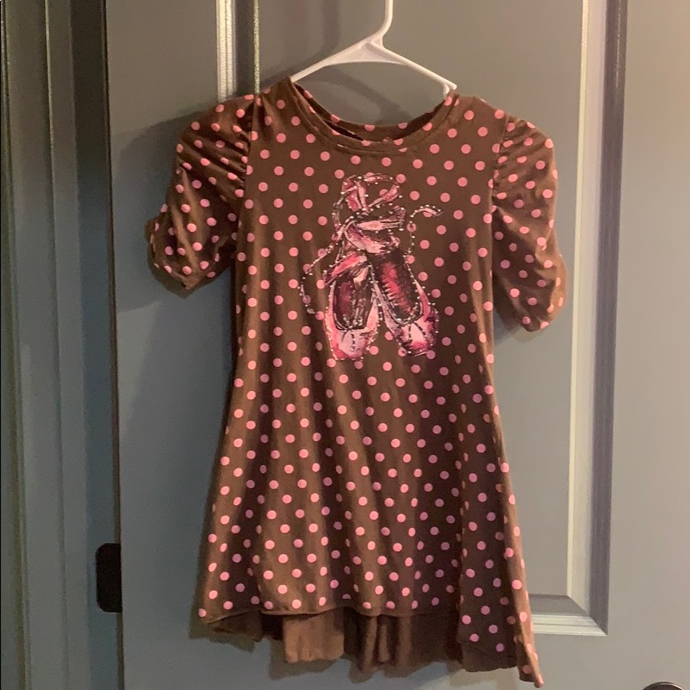 Girls Polk a dot dress